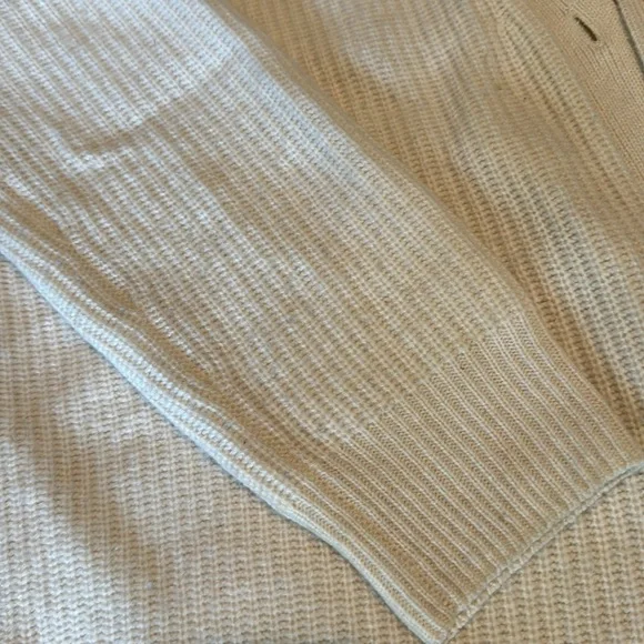 Jenni Kayne cashmere Cocoon Cardigan, cream, size XS